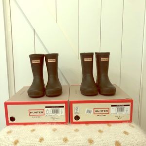 Well-loved Hunter Boots